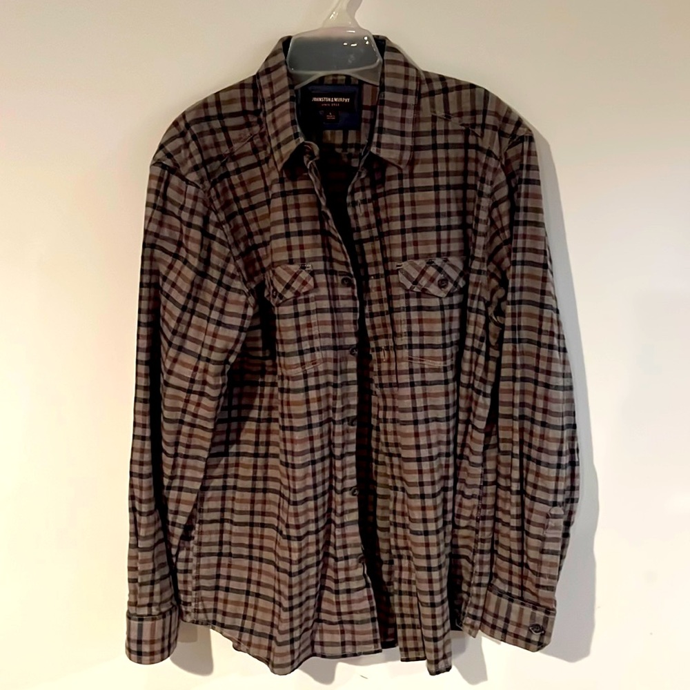 Men’s Johnston & Murphy Flannel Shirt
